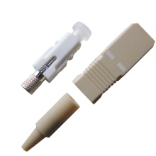 Instale facilmente o conector rápido de fibra tipo sc upc / apc, conector rápido de fibra óptica sc